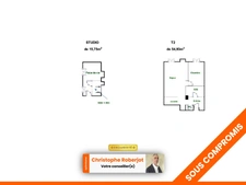 A vendre T2 libre en Septembre - petite copropriété