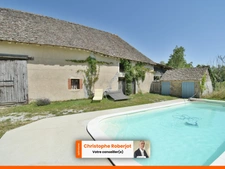 Maison Familiale ATYPIQUE en pierres située entre Chalon sur Saône et Beaune dans un havre de paix de 1700m2 et plus