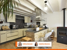 Maison de village : 110m2 / 3 chambres / terrasse / garage / caves