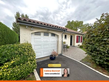 Maison plain-pied 80m2 : 3 chambres, garage