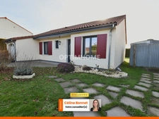 Maison plain-pied 80m2 : 3 chambres, garage