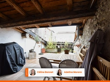 Maison de village : 110m2 / 3 chambres / terrasse / garage / caves