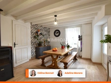 Maison de village : 110m2 / 3 chambres / terrasse / garage / caves