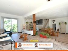 Ensemble immobilier : maison 164m2 et dépendances sur 9466m2 de parcelles