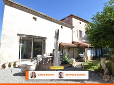 Ensemble immobilier : maison 164m2 et dépendances sur 9466m2 de parcelles