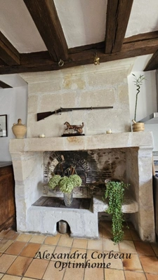 PROPRIÉTÉ DE CARACTÈRE – LONGÈRE EN TUFFEAU DE 1650 NEUILLE PONT PIERRE (37)