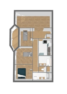 Appartement à vendre 4 pièces avec loggia fermée, cave et parking en sous sol ASNIERES SUR SEINE (92)