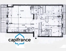 Dpt Hauts de Seine (92), à louer LEVALLOIS PERRET appartement T4   