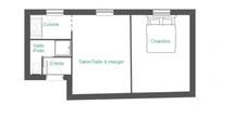 Appartement à vendre 2 pièces PARIS 18EME ARRONDISSEMENT (75)