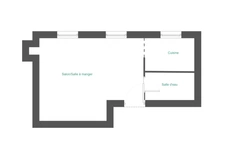 Appartement à vendre 1 pièces PARIS 18EME ARRONDISSEMENT (75)