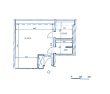Appartement à vendre studio COURBEVOIE (92) proche quartier d'affaire de la Défense