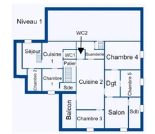 Bar-Restaurant avec appartement de type 5 et loft type 2 - FONCINE LE HAUT (39)