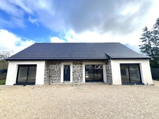 Maison contemporaine neuve avec 108 m² de surface habitable sans vis-vis à Villefranche-sur-Cher