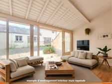 Ensemble immobilier à rénover - 2 maisons individuelles - terrain -  82 000€