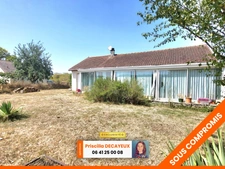 Maison Plain-pied - 4 pièces - 2 chambres - Terrain 2121m² - 78 000€