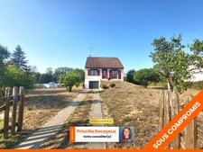Pavillon 88m² + sous-sol - 3 chambres - terrain 1500m² - 126 800€