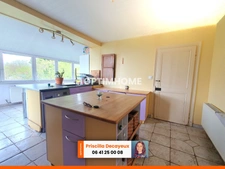 Maison plain-pied 128m², 2 chambres, grenier aménageable, terrain/garage, 87 600€
