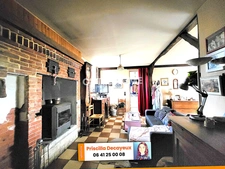 Ensemble immobilier à rénover - 2 maisons individuelles - terrain - garage - 98 500 €