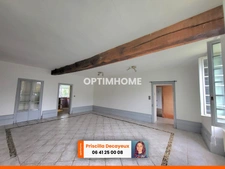 Maison plain-pied 128m², 2 chambres, grenier aménageable, terrain/garage, 87 600€