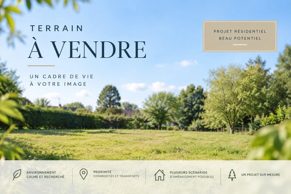 Terrain à bâtir 753 m² – Collonges-au-Mont-d’Or – Beau potentiel
