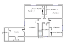 Maison familiale 109 m² avec garage – 4 chambres – Jardin – Garage – Calme