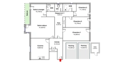 MONTROUGE – 5 PIÈCES FAMILIAL – 119 m² – CAVE & 2 PARKINGS