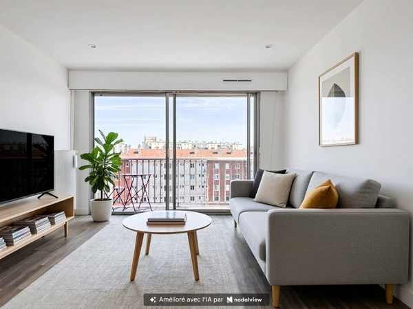 MONTROUGE Métro – 2 pièces, dernier étage, balcon, parking et cave
