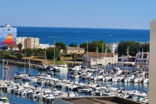 À VENDRE : Superbe T2 avec vue mer et port de Carnon