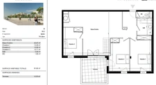 Frontignan - Appartement T4 de 91 m² avec terrasse et garage