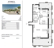 Appartement à vendre 4 pièces FRONTIGNAN 