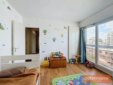 Appartement familial 90 m² - 11e étage - Vue panoramique sur Paris - Balcon - 2 parkings & Cave - PARIS 14ème