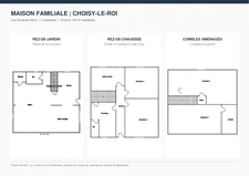 NOUVEAUTE : GONDOLES NORD - MAISON FAMILIALE 120 M² - JARDIN & ANNEXE/GARAGE 26 M² 