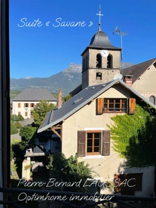 Maison bourgeoise de caractère de 215 m2 habitables avec local commercial et deux chambres d’hôtes à Chamoux-sur-Gelon (73390)