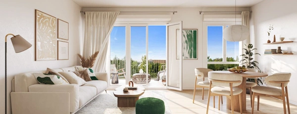 appartement à vendre 3 pièces NANCY (54) au 3°étage avec Balcon de 11 m² HSP de 2,70 m et parking en sous-sol