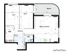 appartement à vendre 3 pièces MONTIGNY LES METZ (57)