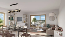 Dpt Meurthe et Moselle (54), à vendre VILLERS LES NANCY appartement T2 de 49,69 m² - Terrain de 0  