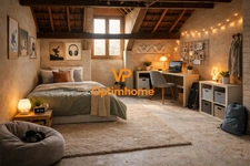 Maison avec sous-sol total – 94 m² – Terrain 844 m² – La Bazoche-Gouet