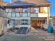 Maison à vendre 4 pièces BLOTZHEIM (68)- Maison de village de 70m² avec dépendance et cour intérieure - 2,42 ares