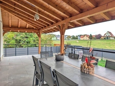Maison à vendre 6 pièces BRINCKHEIM (68), maison de 105m2 avec 4 chambres, jardin, terrasse, cour intérieur, garage double
