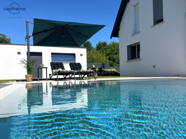 Buschwiller, à vendre, maison avec jardin et piscine, terrain de 783.00 m2
