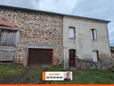 Maison 60m² à rénover, 3 pièces + grange à Nizerolles ( 03250 )