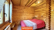 EXCLUSIVITÉ – Chalet fuste (rondins) meublé – 46 m² – Terrain 1 500 m² – Basse-sur-le-Rupt – Hautes-Vosges
