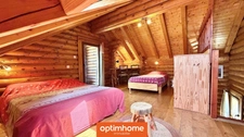 EXCLUSIVITÉ – Chalet fuste (rondins) meublé – 46 m² – Terrain 1 500 m² – Basse-sur-le-Rupt – Hautes-Vosges