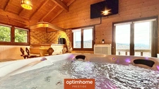 Chalet meublé à Gérardmer – Ensemble immobilier avec dépendance SPA – Vue lac et montagnes – Situation dominante, sans vis-à-vis – Au calme en impasse