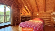 EXCLUSIVITÉ – Chalet fuste (rondins) meublé – 46 m² – Terrain 1 500 m² – Basse-sur-le-Rupt – Hautes-Vosges