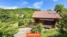 EXCLUSIVITÉ – Chalet fuste (rondins) meublé – 46 m² – Terrain 1 500 m² – Basse-sur-le-Rupt – Hautes-Vosges
