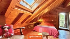 EXCLUSIVITÉ – Chalet fuste (rondins) meublé – 46 m² – Terrain 1 500 m² – Basse-sur-le-Rupt – Hautes-Vosges