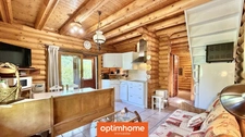 EXCLUSIVITÉ – Chalet fuste (rondins) meublé – 46 m² – Terrain 1 500 m² – Basse-sur-le-Rupt – Hautes-Vosges