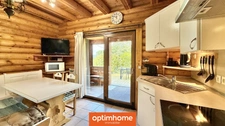EXCLUSIVITÉ – Chalet fuste (rondins) meublé – 46 m² – Terrain 1 500 m² – Basse-sur-le-Rupt – Hautes-Vosges