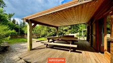 Hautes Vosges – Domaine avec 2 chalets meublés, étang privé, activité locative en place - Terrain 4000m2 environ